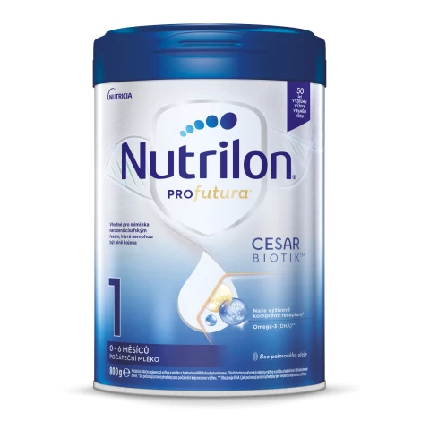 Nutrilon 1 Profutura CESARBIOTIK počiatočná dojčenská výživa (0-6 mesiacov) 6x800g