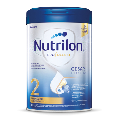 E-shop Nutrilon 2 Profutura CESARBIOTIK 6x800g následná dojčenská výživa (6-12 mesiacov)