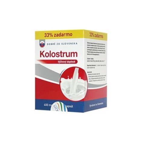E-shop Dobré zo Slovenska kolostrum 400 mg 40 kapsúl 100 % 2 recenzií