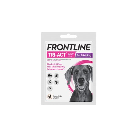 Frontline TRI-ACT Spot-on pre psy L 20-40 kg 1x4,0 ml
