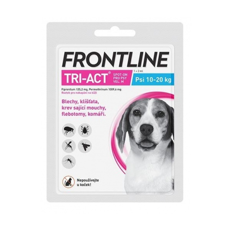 Frontline TRI-ACT Spot-on pre psy S 5-10 kg 1x1ml