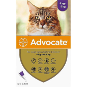 Advocate Spot on pre mačky 4-8 kg 3x0,8 ml