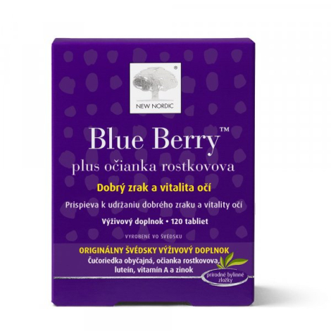 NEW NORDIC Blue Berry  120 tbl