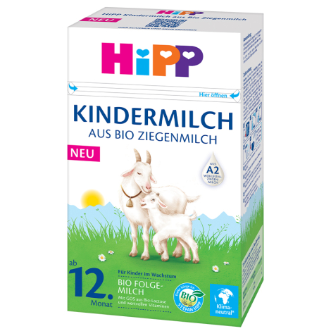 HiPP 3 Junior BIO KOZIE MLIEKO následná mliečna dojčenská výživa (od 12. mesiacov)  400 g
