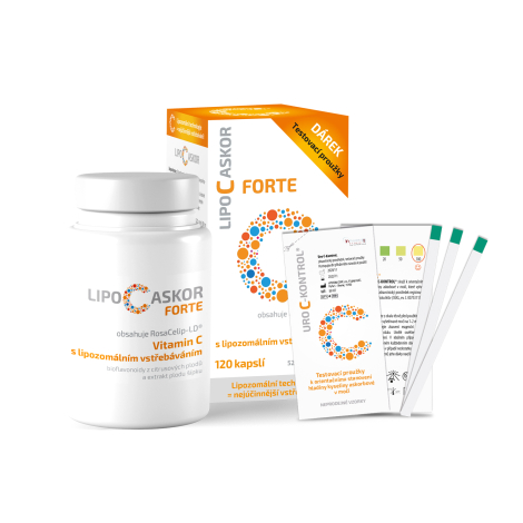 LIPO C ASKOR Forte vitamín C 520 mg 120 kapsúl kúpite na Lieky24.sk