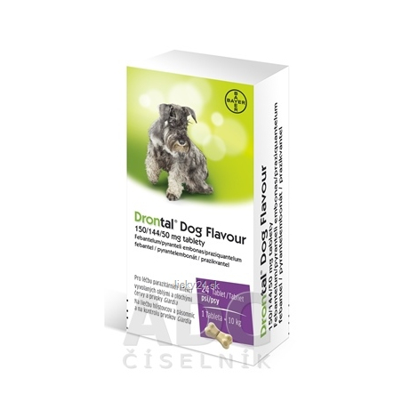 E-shop Drontal Dog Flavour 150/144/50 mg tablety