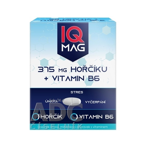 IQ MAG HORČÍK 375 mg + Vitamín B6