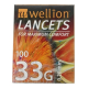 Wellion LANCETS 33G - Lanceta sterilná