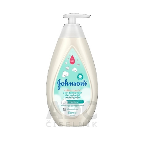 E-shop Johnson's Cottontouch kúpeľ a umývací gél 2v1