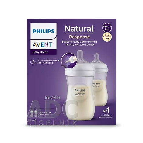 AVENT FĽAŠA Natural Response 260 ml