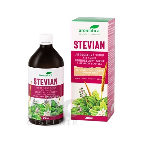 aromatica STEVIAN Skorocelový SIRUP