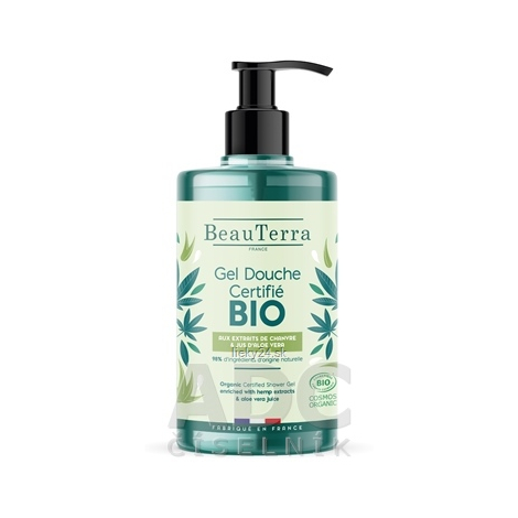 BeauTerra SPRCHOVÝ GÉL BIO Aloe vera a konope