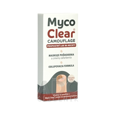E-shop Myco Clear Camouflage Priepustný lak na nechty