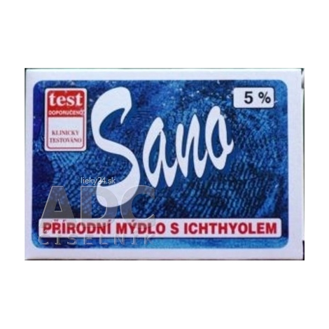 E-shop SANO - mydlo s ichtamolom 5%