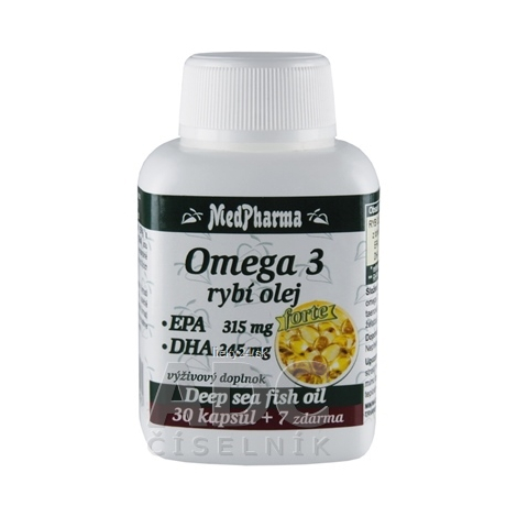 MedPharma OMEGA 3 rybí olej forte - EPA, DHA