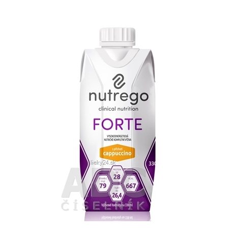 E-shop Nutrego FORTE s príchuťou cappuccino