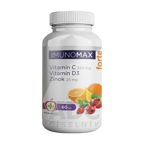 E-shop IMUNOMAX forte Vitamín C+D+Zinok - Pharmed New