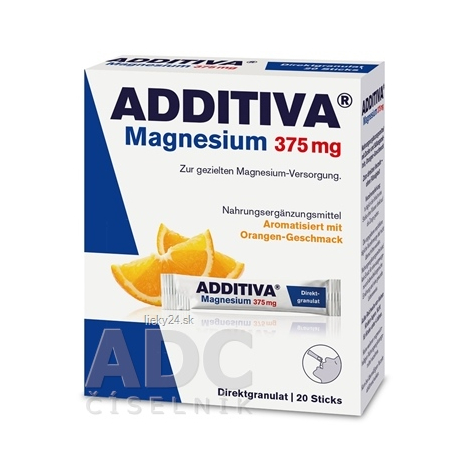 ADDITIVA Magnézium 375 mg Direct