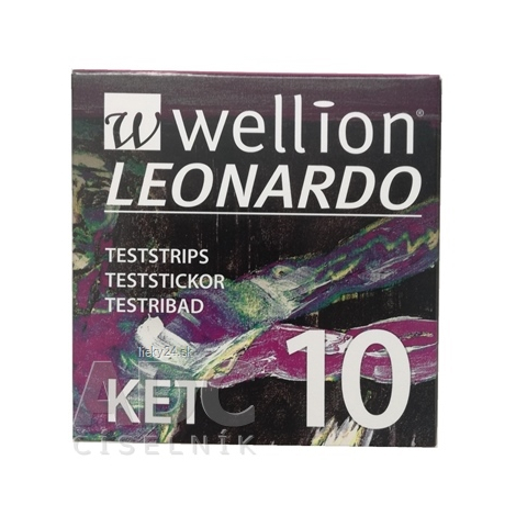 E-shop Wellion LEONARDO KET Prúžky testovacie