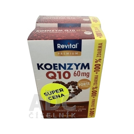 Revital KOENZYM Q10 60 mg+VITAMÍN E+SELÉN FORTE
