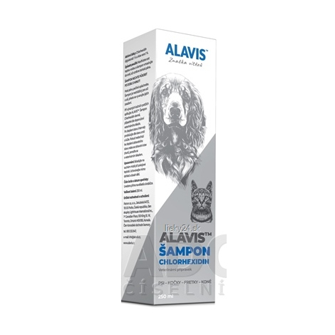 ALAVIS Šampón Chlórhexidín pre psov a mačky 250 ml