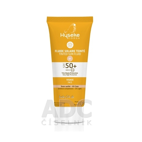 Hyseke BIORGA Tónované opaľovacie mlieko SPF50+