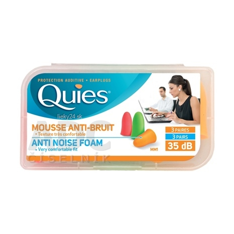 Quies Penové chrániče sluchu