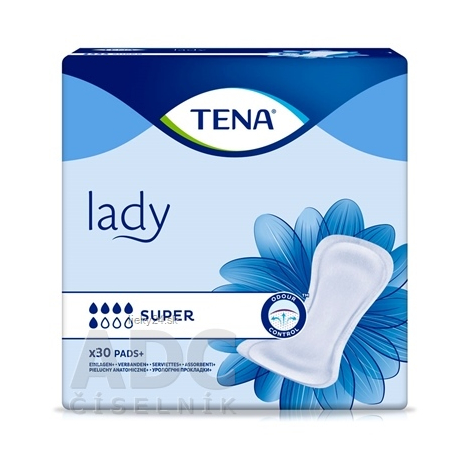 E-shop TENA Lady Super inkontinenčné vložky pre ženy 30 ks