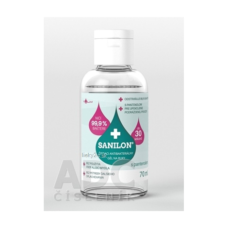 SANILON čistiaci antibakteriálny gél na ruky