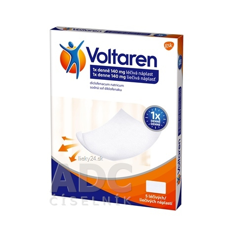E-shop Voltaren 1x denne 140 mg liečivá náplasť
