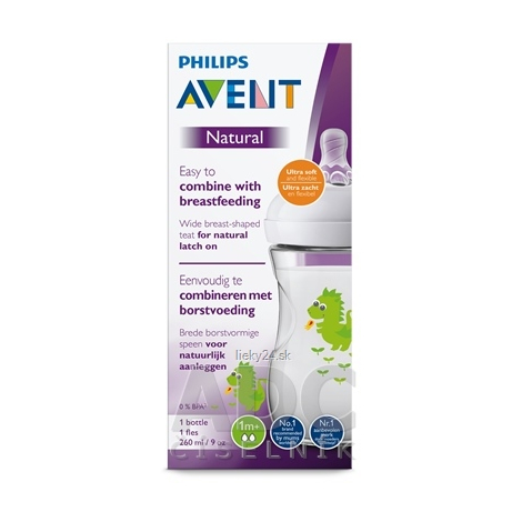 AVENT FĽAŠA Natural PP 260 ml