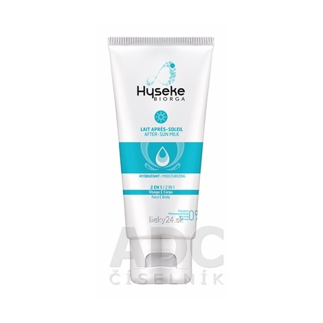 Hyseke BIORGA Mlieko po opaľovaní 2v1