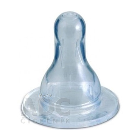 Canpol Babies Cumlík na fľašu  silikón okrúhly