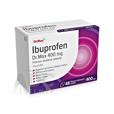 Ibuprofen Dr.Max 400 mg filmom obalené tablety