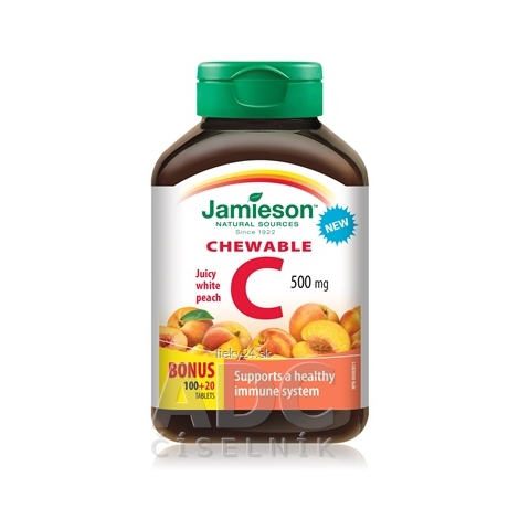 JAMIESON VITAMÍN C 500 mg broskyňa