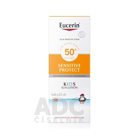 Eucerin SUN SENSITIVE PROTECT Detské mlieko SPF 50+ 150ml
