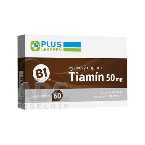 PLUS LEKÁREŇ Tiamín 50 mg (vitamín B1)