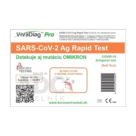 VivaDiag Pro SARS-CoV-2 Ag Rapid Test