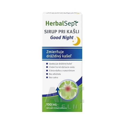 HerbalSept SIRUP PRI KAŠLI Good Night