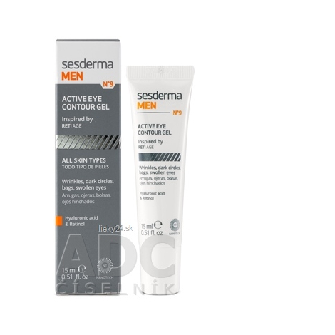 sesderma MEN ACTIVE Gél na očné okolie