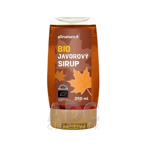 Allnature JAVOROÝ SIRUP BIO