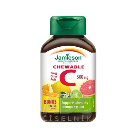 JAMIESON VITAMÍN C 500 mg citrusové ovocie