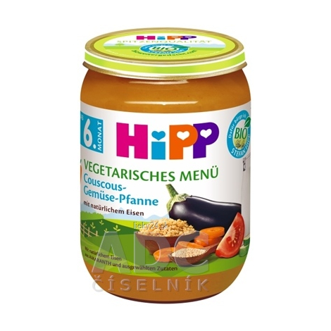 HiPP BIO Vegetariánske menu Kuskus