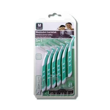 SOFTdent Medzizubná kefka M 0,6 mm