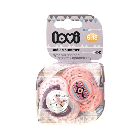 LOVI Dynamický utišujúci cumlík Indian Summer