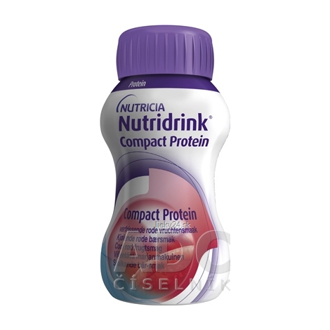Nutridrink Compact Protein  s príchuťou chladivého červeného ovocia 24x125 ml