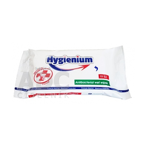 HYGIENIUM Antibakteriálne vlhčené utierky