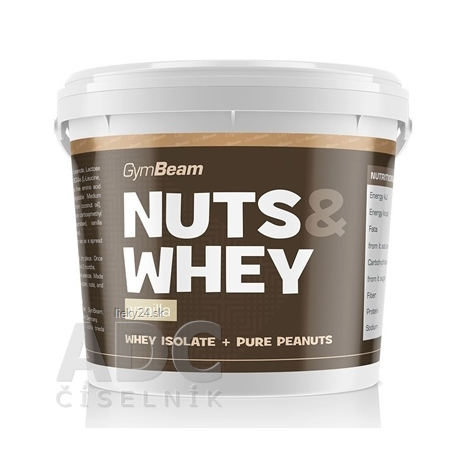 GymBeam Proteínové arašidové maslo Nuts & Whey