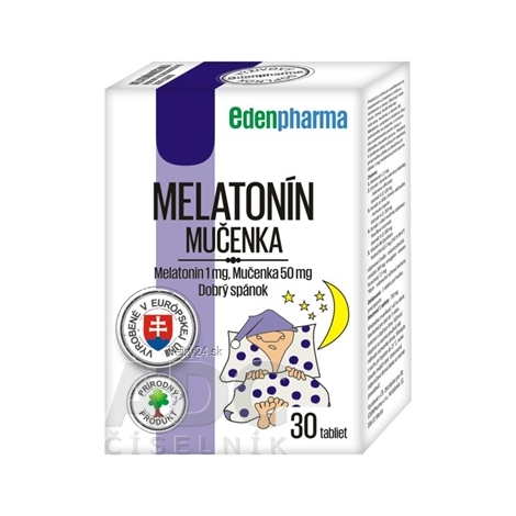 E-shop EDENPharma MELATONÍN 1 mg, MUČENKA