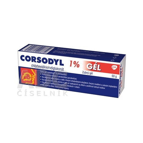 CORSODYL 1% GÉL